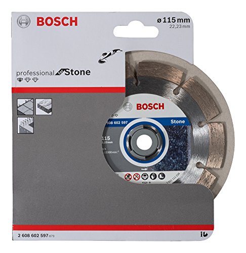 Bosch Pro Diamanttrennscheibe Stundard für Stone Stein für Winkelschleifer, Ø 115 mm - 2