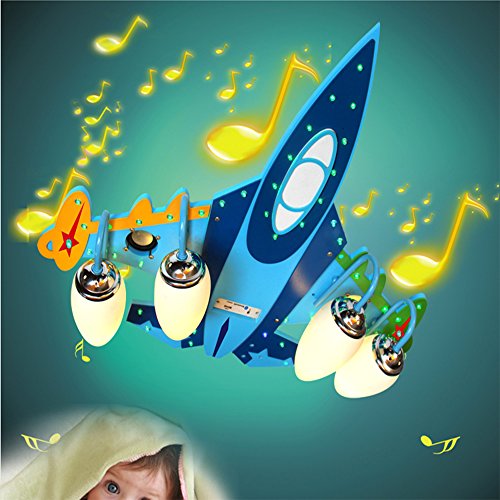 Malovecf Children S Room Led Airplane Ceiling Light Bluetooth