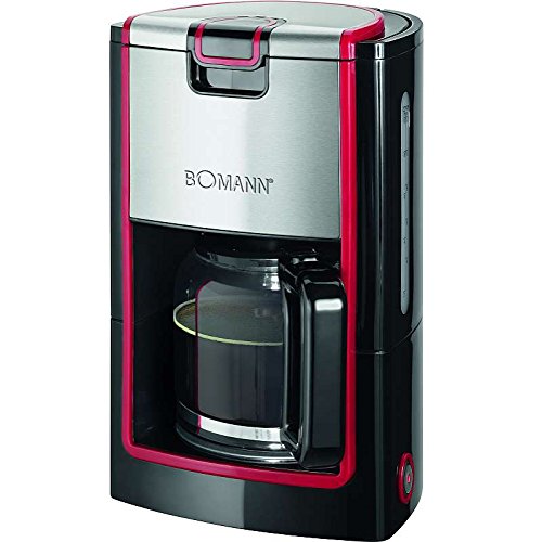 Edelstahl Kaffeemaschine mit 900 Watt (Glaskanne 1,2 Liter, Warmhalteplatte, Nachtropfsicherung, schwarz) Edelstahl Kaffeemaschine mit 900 Watt (Glaskanne 1,2 Liter, Warmhalteplatte, Nachtropfsicherung, schwarz)