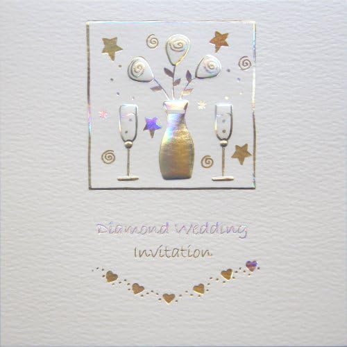 Jean Barrington Diamond Wedding Invitation