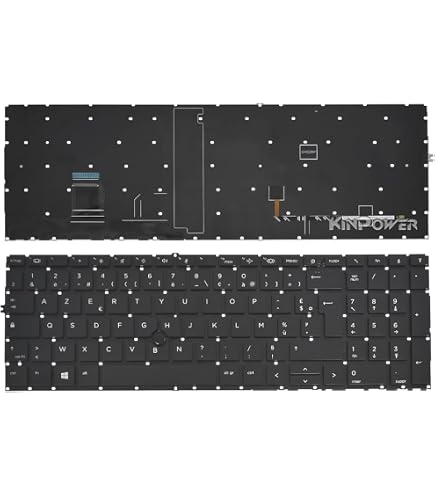 Repose-poignets AZERTY Pour HP EliteBook 840 G8 / 745 G7 / 840 G7 (Noir, Occasion)
