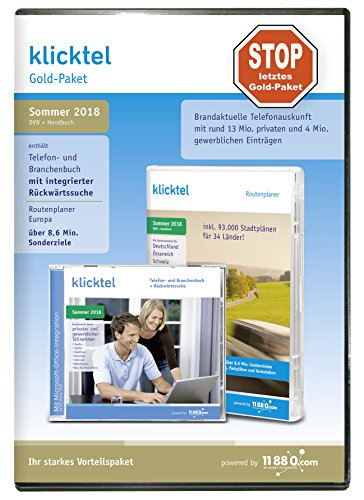 Preisvergleich Produktbild klickTel Gold-Paket Sommer 2018