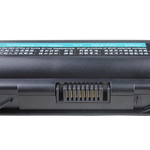 Dtk® Ultra Hochleistung Notebook Laptop Batterie Li-ion Akku für Hp Pavilion Dv4 Dv4-2000 Dv5 Dv6 Dv6-2000 CQ40 CQ41 CQ45 Cq50 Cq60 Cq70 G50 G60 G60t G61 G70 G71 Series, Fits P/n 484170-001 Ev12 Ks524aa Ks526aa Hstnn-ib72 [4400MAH-6-cell] - 5