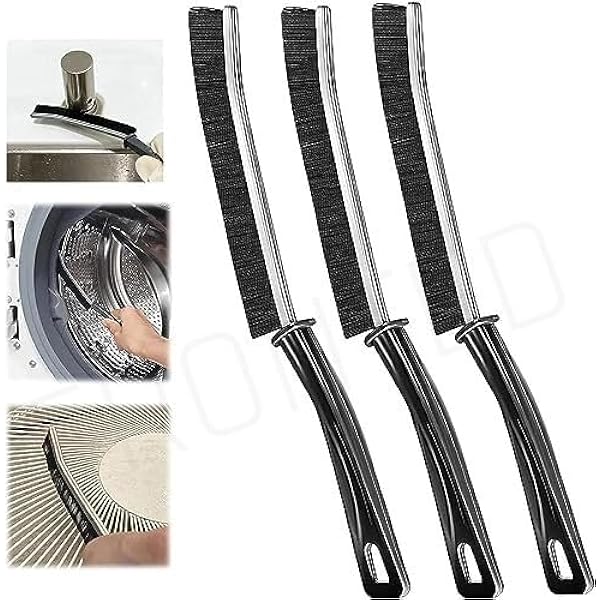 16-Piece Crevice Cleaning Brush Set – Hard Bristle Gap Brushes For Kitchen, Bathroom, Hard-to-Reach Areas