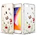 Produktbild ESR iPhone 8 Hülle, iPhone 7 Hülle, [Weiche TPU Rahmen, Hartem PC Rückdeckel] Blumenmotiv Schutzhülle für Apple iPhone 8/7 4.7 Zoll 2017 Freigegeben. (Schmetterling)