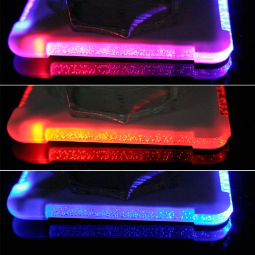 6er SET LED Glasuntersetzer mit Farbwechsel RGB - 3