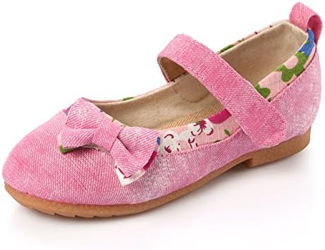 XYJHER Baby Kids Girls Sandals, Anti-Slip Shoes Children's shoes, girls, flowers, shoes, candy, color, girls, princess shoes, single shoes,Pink,Thirty-three
