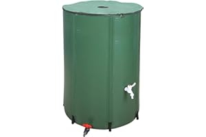 Outvita Réservoir/cuve d'eau de Pluie Pliable Récupérateur d’Eau de Pluie Pliable 380 litres