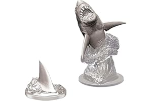 WizKids Deep Cuts Unpainted Miniatures - Shark