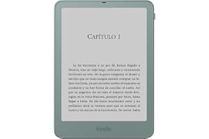 Amazon Kindle Paperwhite Signature Edition (última generación): más fino, con nuevo diseño de aluminio, pantalla de 7" y luz frontal autorregulable | 32 GB | Sin publicidad | Verde agua
