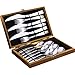 Produktbild Edelstahl Besteck 12 Stück Camping Besteck Besteckset Spiegelpolierte Besteck-Sets Travel Essentials Wiederverwendbare Extra Besteck Set für Outdoor, Traving, Camping, Wandern, Picknick