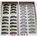 SODIAL(TM) 20 Pairs Regular Long and Thick Eyelashes Style 1 and 2