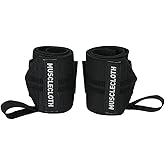 MuscleCloth Pro Wrist Wraps Siyah 2'li Paket