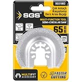 SGS Multi-Tools Derz Arası Temizleme, Kesici ve Raspalama Elmas U&ccedil;, 65mm, Model SGS1883