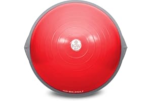 BOSU Pro Multi Functional Home Gym Full Body Balance Strength Trainer Ball Equipment with Guided Workouts and Pump