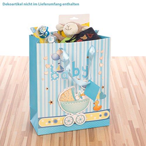 DKDS Collection Baby 3D-Geschenktasche, Design 1, hellblau - 2