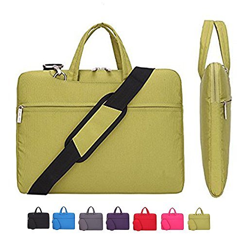 Preisvergleich Produktbild Laptop-Hülle, Laptop-Umhängetasche, cromi Simplicity Slim Aktentasche Umhängetasche COMMUTER Tasche Business Sleeve mit Griff Tasche Nylon Wasserdicht Notebook Messenger Tasche