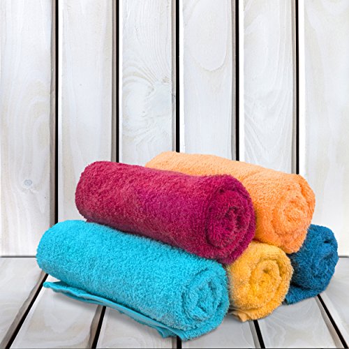 etérea Carli Handtuch 50×100 cm Türkis |Qualitäts Frottierware 500 g/m² 100% Baumwolle | 7+1 Größen viele Sparsets| etérea Frottee Serie - 3