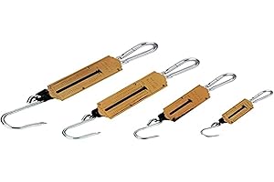 KERBL Federwaage (Waage bis zu 25 Kg, 23,6 x 7,5 x 3 cm Messgerät für schnelle Gewichtskontrollen, Aufhängehaken) 29943