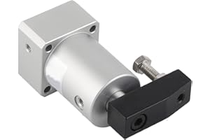 Fafeicy pneumatischer Drehzylinder 90-Grad-Winkel Klemmwinkel für pneumatisches Drehwerkzeug Modell (ACK25-90R)