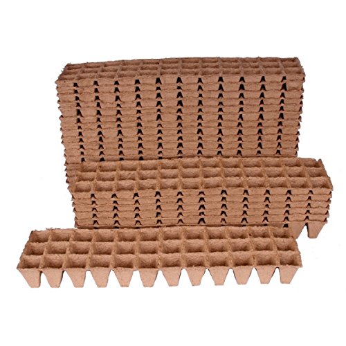 108 Anzuchttöpfe eckig 4x4 cm, biolog. abbaubar 92004