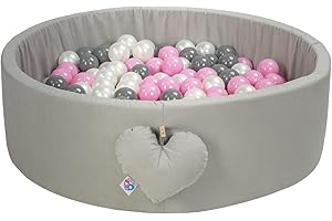 ‎H&F HEIMTEXTILIEN H&F Heimtextilien Bällepool | Bällepool Für Babys Kinder 98X30cm