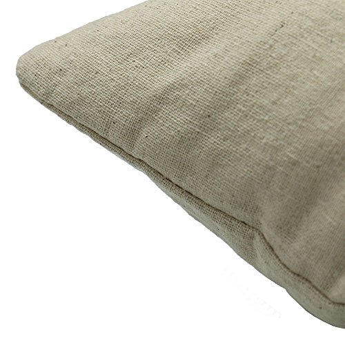 2x Luxbon Leinen Kissenbezug Kissen Fall Sofa Taille Throw Cover Pillowcase Huelle Couch Stuhl Auto Haus Deko Mr. Right & Mrs. always right 45 x 45 cm - 7