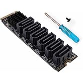 Namvo M2 NGFF NVME M-Key PCI Express do SATA 3.0 6 Gbps 6-portowy adapter konwerter karta rozszerzenia dysku twardego