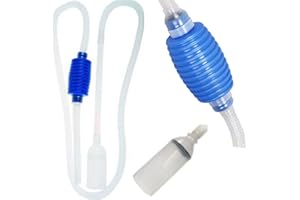 Clamber Bomba de succción para Acuario, Limpia el Fondo y la Grava. Drena el Agua de Manera Fácil y Eficaz