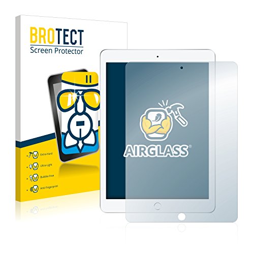 BROTECT AirGlass Flexible Glasfolie für Apple iPad 9.7 Panzerglasfolie Schutzfolie Glas Folie – Klar, Extrahart, Ultraleicht
