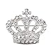 Produktbild ANLEI Elegant Mode Legierung + Strass Kaiserkrone Frauen Männer Brosche Verwendet für Braut Geschenk 3,5 * 3 cm
