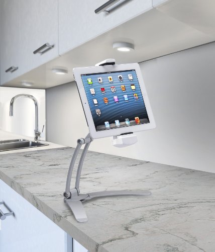 2-in-1-Küchenhalterung von CTA Digital für iPad Air / iPad mini / Surface / 7”–12″ Tablets (PAD-KMS) - 19