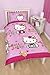Character World Hello Kitty Folk Single Rotary Duvet Set