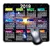 Produktbild Mauspad für Gaming, Komfortables Mauspad, gummierte Unterseite, Rutschfest für Computer, Laptop, personalisierbar, rechteckig, 2019 Kalender, Galaxie unbekannt