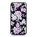 Produktbild Chreey iPhone XS Max Hülle, Weiche TPU Silikon Bumper Case 3D Drucken Blume Muster Design Mode Handyhülle [Rosa Blumen]