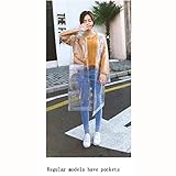 ▼ Langärmeliger Regenmantel mit Kapuze und bequem zu tragenden Taschen, ideal für Rucksäcke oder Handschuhboxen. Größe ist für die meisten Menschen geeignet