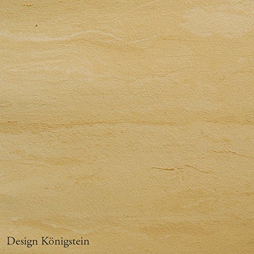 Preisvergleich Produktbild Sandstein Fliesen Platten "Königstein" als Wandverkleidung innen + Fassadenverkleidung außen (Flexibler Sandstein, 6 Fliesen a 59 x 29 x 0,2 cm - 1,03 m² pro VE) inklusive Kleber und Versiegelung. Auch bekannt als Sandsteintapete von samera, dem Original!