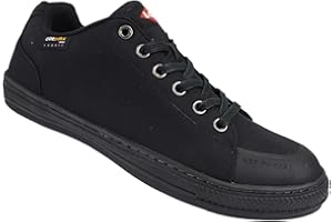 Lee Cooper Odzież robocza SB/Retro Baseball Boot, Unisex Nowoczesna Stylizacja Buty ochronne, Cordura Shoe Black, 9 UK (43 EU)