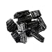 Crystal Allies Materials: 3lb Bulk Rough Black Tourmaline Crystals from Brazil - Large 1 Raw Natural Stones for Cabbing, Cutting, Lapidary, Tumbling, and Polishing & Reiki Crystal HealingWholesale Lot by Crystal Allies Materials RS.4049.00
