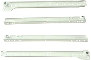 AERZETIX: Coppia guide di scorrimento a rulli per cassetti 25kg (35cm)