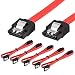 Produktbild LuLyL 5 Stück 18 Zoll SATA III 6.0 Gbps Anschlusskabel Kabel, Rot