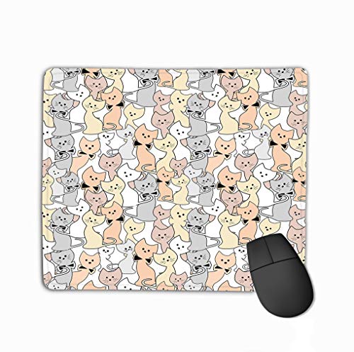 Preisvergleich Produktbild Mouse pad cats seamless cute pattern modern steelseries keyboard