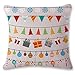 Bettwaren Longra Vintage Weihnachten Sofa Bett Home Decor Kissen Fall Kissenhülle(45cm*45cm) (D)