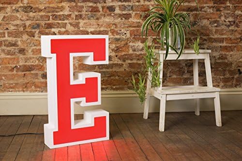 Large 3D BOX Marquee Wedding Letters and Numbers LED Colour Changing Light Up E 600mm Tall