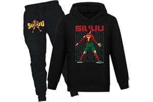 FORLCOOL NO 7 Fußballtrikot Trainingsanzüge Training Casual 2-teilige Jungen Outfits 3-13 Jahre