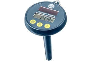 FIAP DigiSolar ACTIVE - Thermometer - Solarbetrieb - Solarzelle - Teichthermometer - Temperatur - Gartenteich - Schwimmteich - Pool - Wassertemperatur