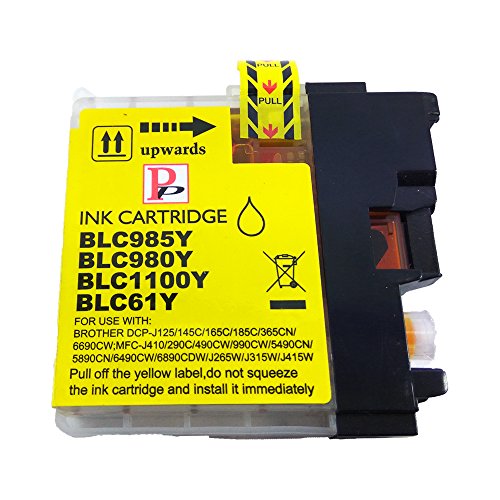 PerfectPrint Kompatibel Tinte Patrone Ersetzen für Brother MFC-J220 J265W J410 DCP-J125 J315W J415W J515W LC-985 (Schwarz/Cyan/Magenta/Gelb, 12-pack) - 5