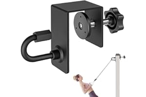 Kipika Ancrage de porte pour bandes de résistance, fixation d'ancrage de porte robuste, ancrages de montage de porte d'entraînement pour sangles de poids corporel, entraînement de force, exercice de