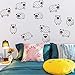 Produktbild Prevently Schaf Lamm Animal Wandaufkleber -Aufkleber Kreise Deko für Babyzimmer Kinderzimmer Schlafzimmer Flur Möbel Wohnaccessoires