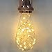 Produktbild Dekoratives Licht Leuchtmittel, xinrong Starry Sky Kupfer Draht Leuchtmittel E27 2 W Energiespar Retro Old Fashion Edison Leuchtmittel Beleuchtung Innen Home Anhänger Dekoration, weich warm weiß Glow, ST64, 64mm diamater